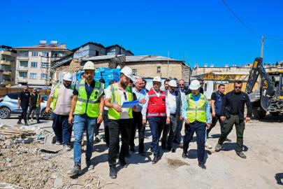 Büyükşehir Belediye Başkanı Er, Hekimhan'daki yatırımları inceledi