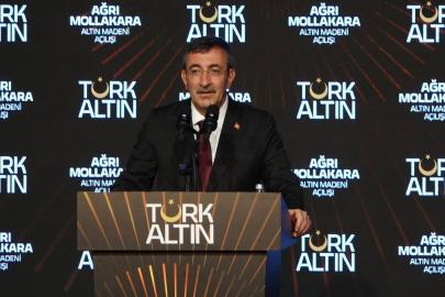 Cumhurbaşkanı Yardımcısı Yılmaz: Ağrı'daki altın madeninde ilk 5 yılda 17 ton altın üretilecek