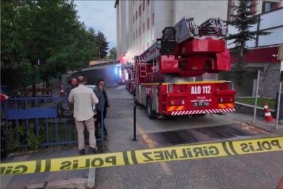 Erzurum Adliyesinin arşiv katında çıkan yangın söndürüldü
