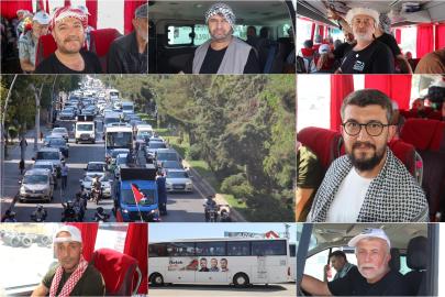 Filistin Konvoyu'na katılan gönüllüler: Amacımız Filistin davasını dünya gündeminde canlı tutmak