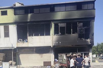 Gaziantep'te iş yerinde yangın çıktı