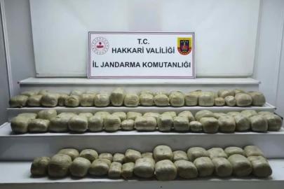 Hakkari'deki operasyonda 253 kilogram esrar ele geçirildi 