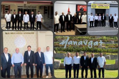 HÜDA PAR heyeti Manavgat'ta eğitimden sağlığa ilçenin sorunlarını dinledi