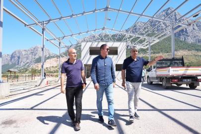 Konyaaltı Belediyesi’nden kırsal bölgeye sosyal etkinlik alanı projesi