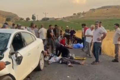 Mardin’de otomobil ile  motosiklet kafa kafaya çarpıştı: 2 ölü