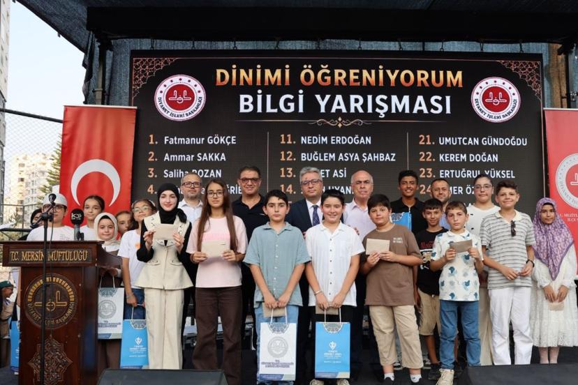 Mersin Mezitli'de yaz Kur'an kursları sona erdi