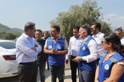Milas ve Yatağan'daki yatırımları yerinde inceledi