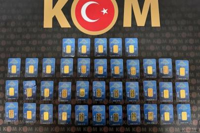 Niğde’de 38 sahte altın ele geçirildi