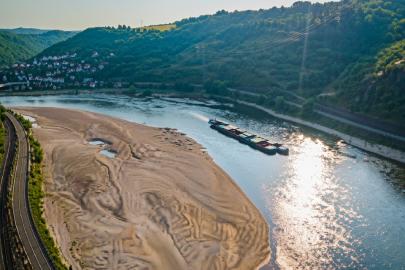 Ren Nehri'nde rekor düşüş: Kuraklık ekonomiyi vurmaya başladı