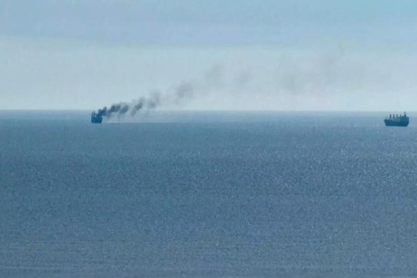 Rus ordusu Odessa’da kuru yük gemisini vurdu