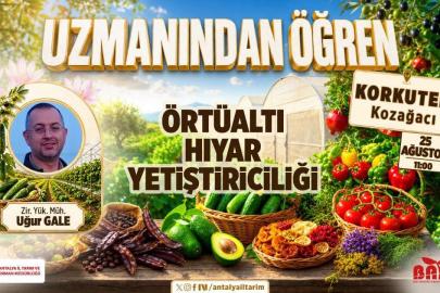 'Uzmanından Öğren' eğitimleri Korkuteli’nde üreticilerle buluştu