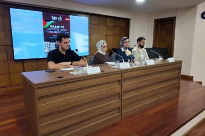 Ankara Üniversitesinde “Gazze’de Üniversite Olmak” başlıklı buluşma düzenlendi
