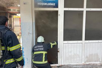 Batman'da iş yerinde yangın paniği