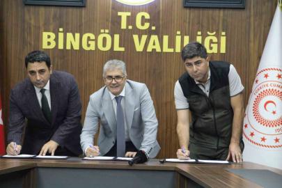 Bingöl’de iki ayrı projeye teknik destek protokolü imzalandı