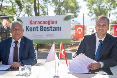 Bornova’da iki yeni kent bostanı üretime kazandırıldı