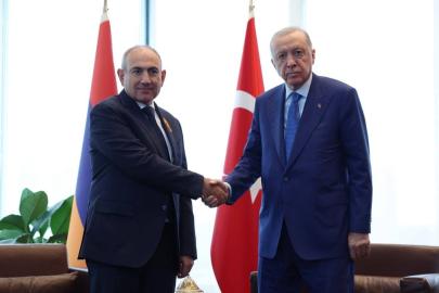 Cumhurbaşkanı Erdoğan, Ermenistan Başbakanı Paşinyan'ı kabul etti