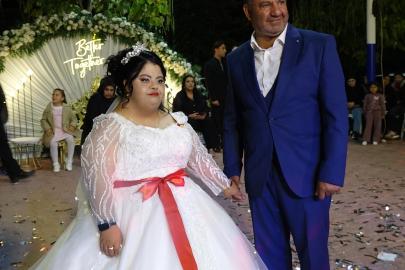 Down sendromlu Elif'in düğün hayali gerçek oldu