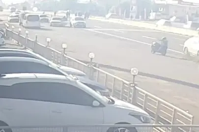 Düzce’de motosiklet yayaya çarptı!