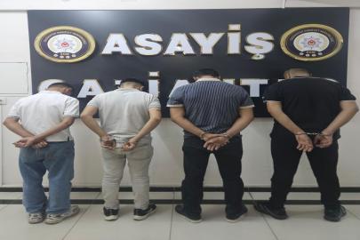 Gaziantep'te yağma olayına karışan 4 şüpheli yakalandı