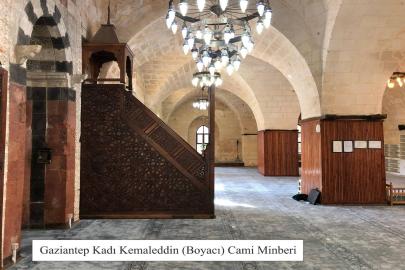 Kadı Kemaleddin (Boyacı) Camii minberinin özgün yapısının korunması çağrısı