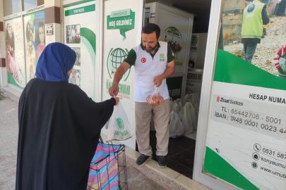Konya Umut Kervanı’ndan  yetim ve muhtaç ailelere yardım
