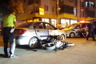 Malatya'da motosiklet ile otomobil çarpıştı: 2 yaralı