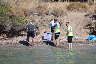 Muğla'da plastik atıklara karşı kıyılarda ortak mücadele