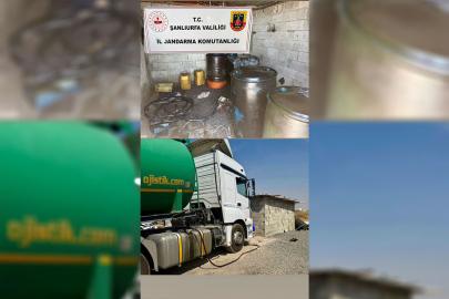 Şanlıurfa'da kaçak akaryakıt operasyonu