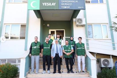 Vali Cahit Çelik’ten Yeşilay Bingöl Şubesine ziyaret