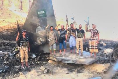 Yemen’de Suudi savaş uçağı düştü iddiası 