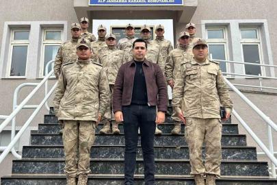 Kemah Kaymakamı Tutay’dan Alp Jandarma Karakolu’na ziyaret